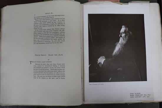 Ruskin, John - Notes by Mr Ruskin on his collection of drawings by the late J.M.W. Turner
